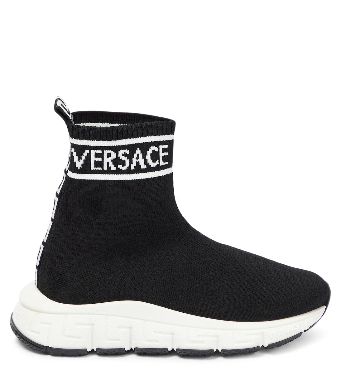 Versace Kids - Logo sock sneakers