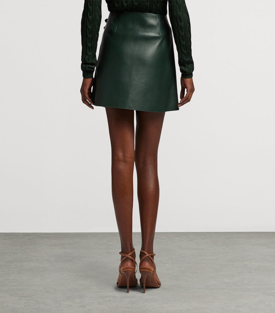Lambskin Kyler Mini Skirt