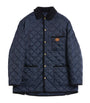 Valentino Navy VLogo Quilted Jacket