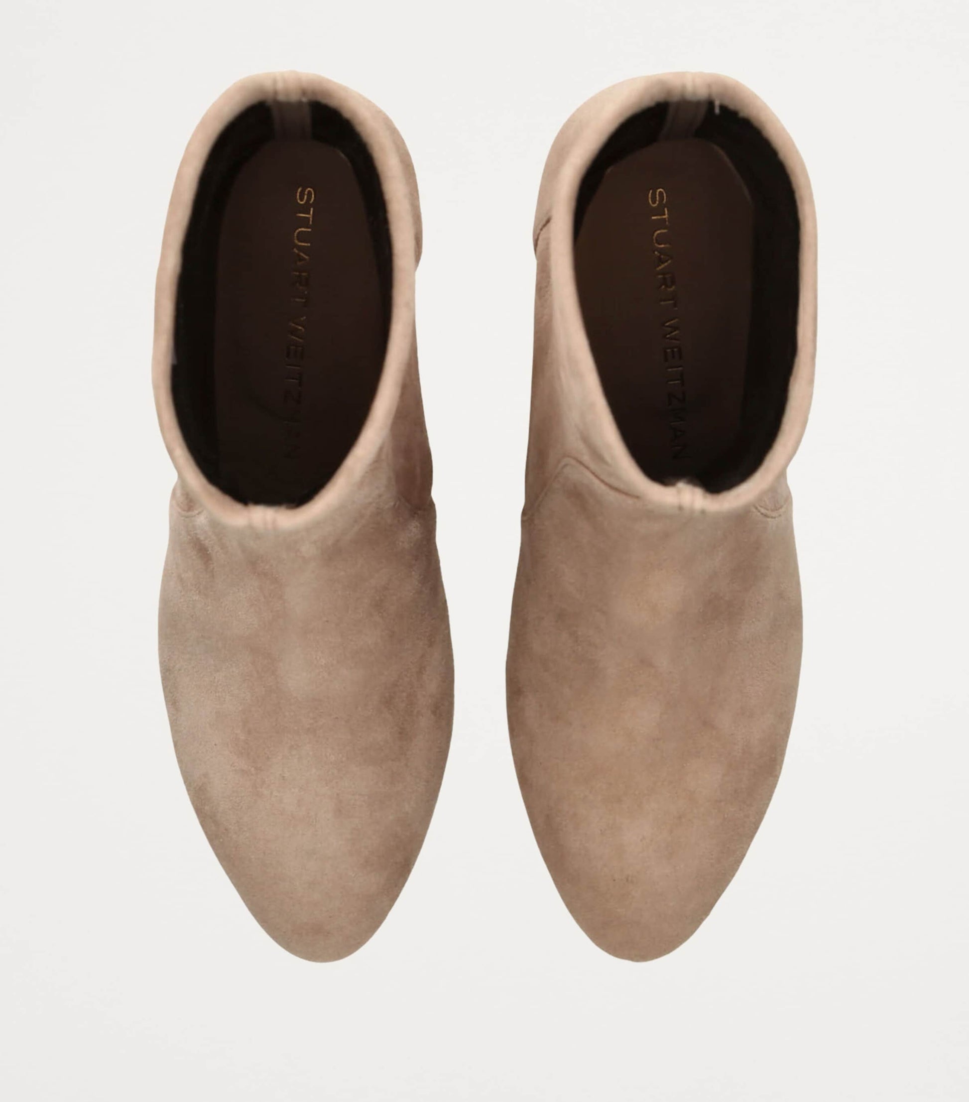 Stuart Weitzman Beige Suede Yuliana Ankle Boots 60