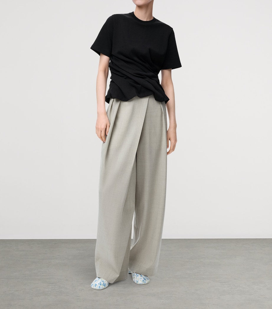 LOEWE Black Twist-Detail T-Shirt