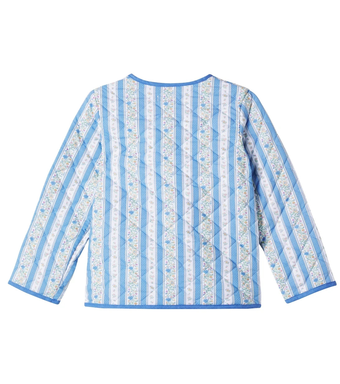 La Coqueta - Susana striped floral cotton jacket