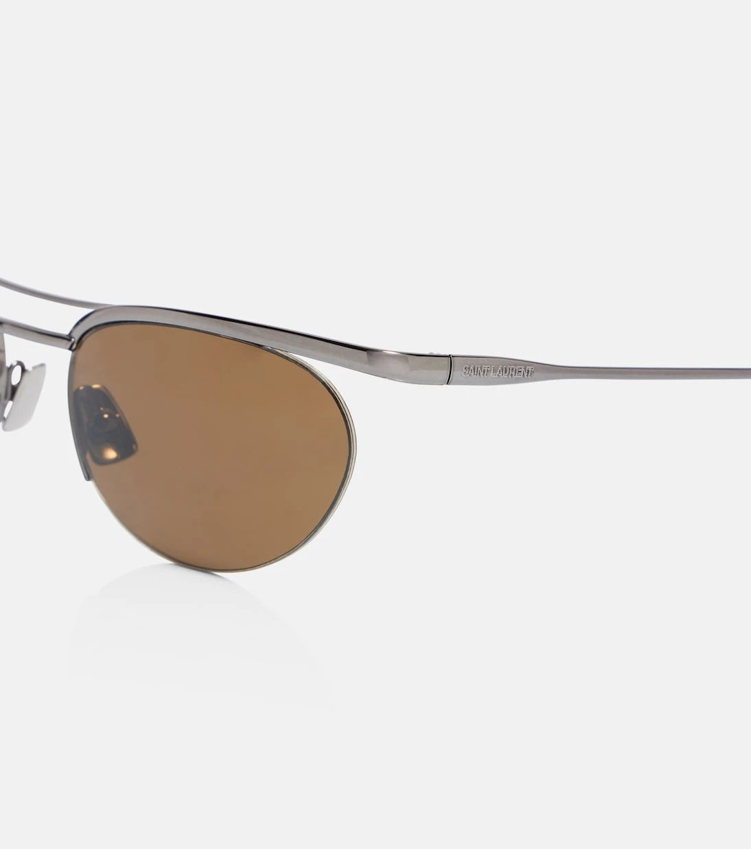 Saint Laurent - SL Logo oval sunglasses