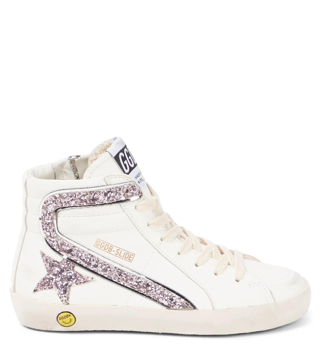 Golden Goose Kids - أحذية رياضية جلدية لامعة