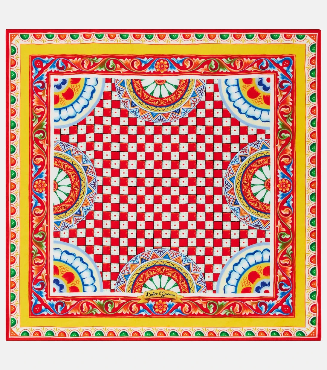 Dolce&Gabbana - Printed silk twill scarf