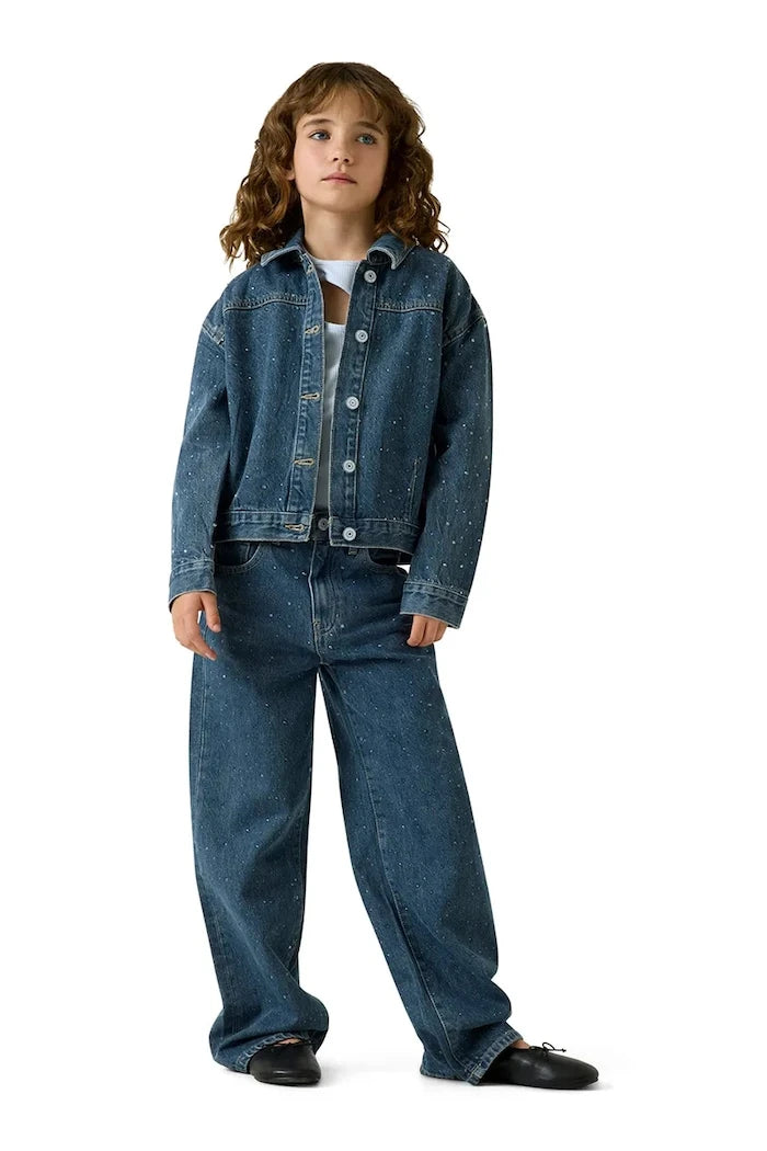 Guess çocuklar için denim geçiş ceketi