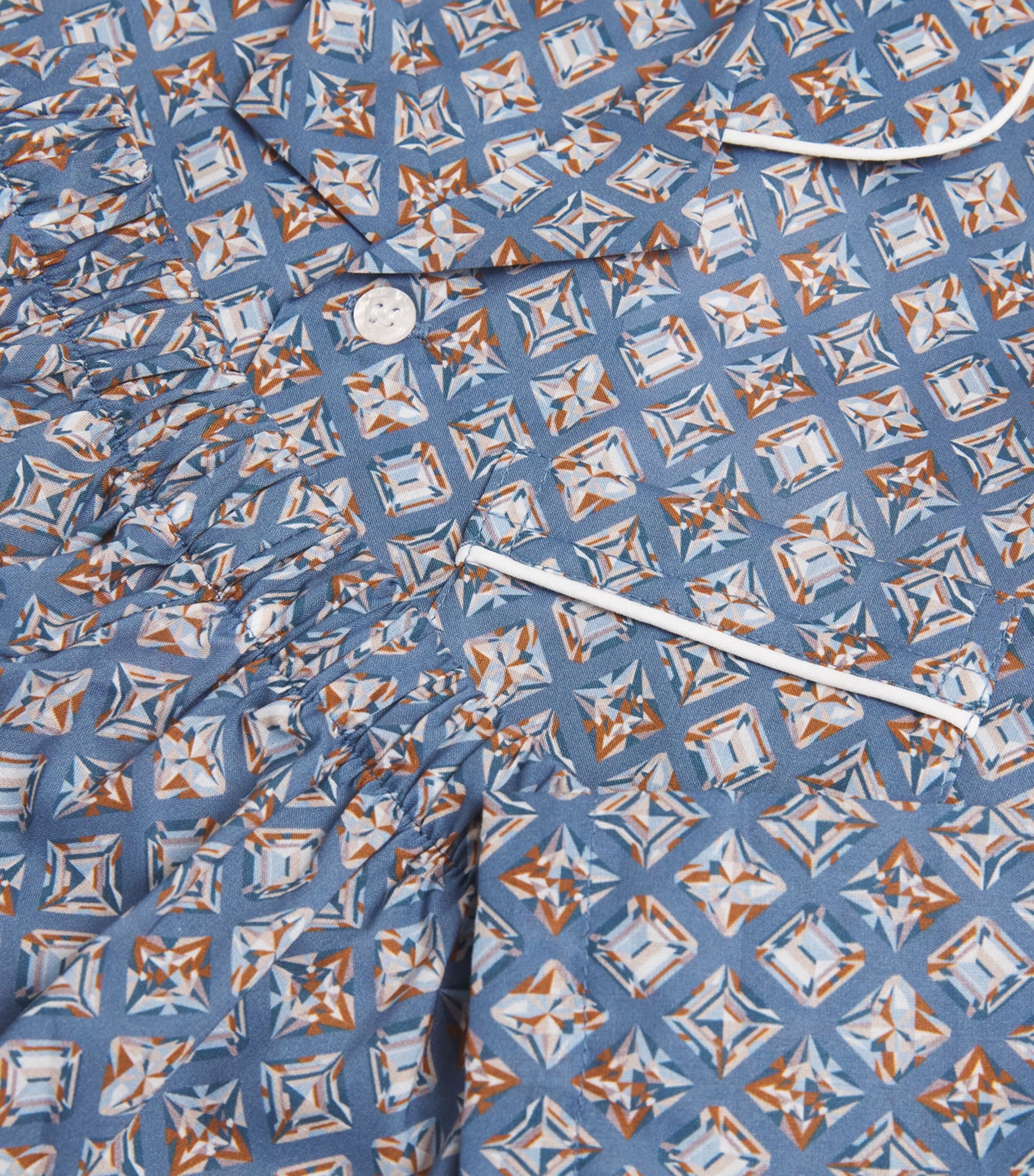 Derek Rose Kids Printed Ledbury Pyjama Set (3-16 Years)