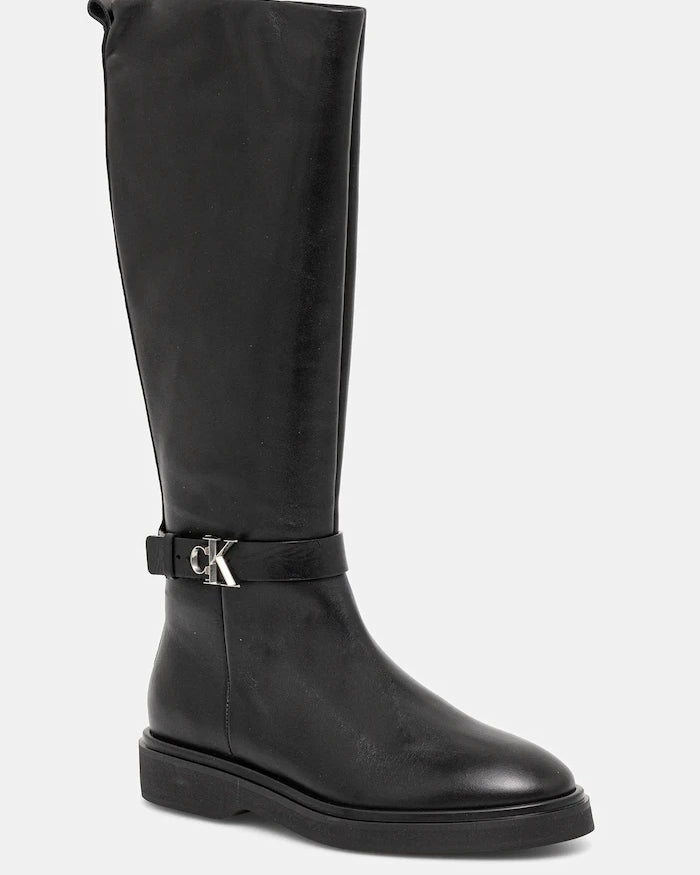 Calvin Klein METAL LOGO DİZÜSTÜ ÇİZME
