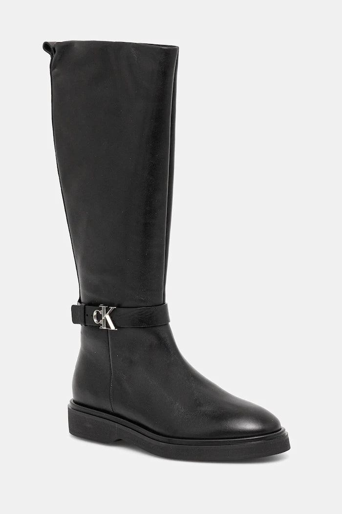Calvin Klein METAL LOGO DİZÜSTÜ ÇİZME