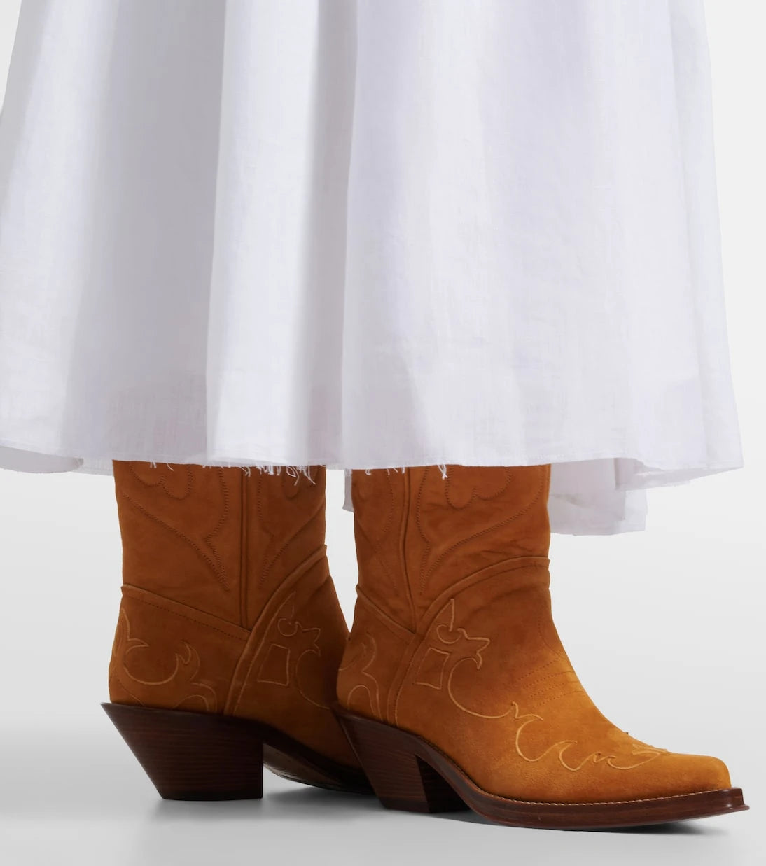 Gabriela Hearst - Capitana suede cowboy boots
