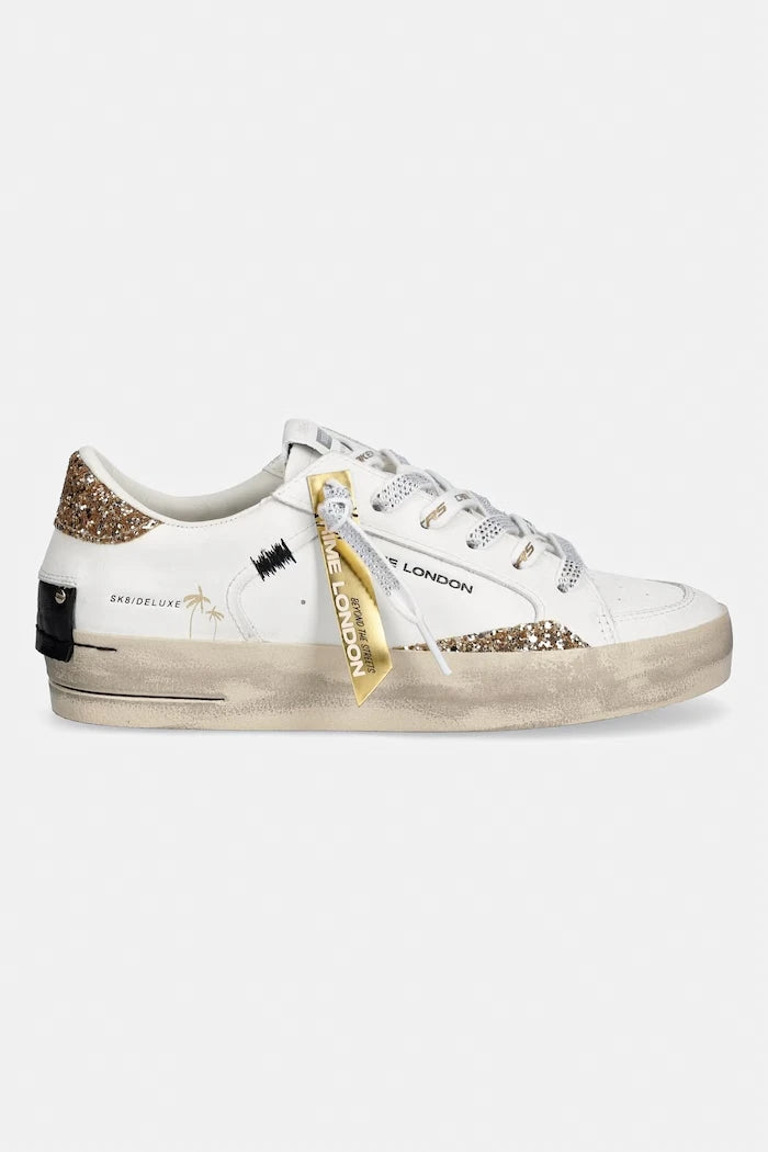 Кожени маратонки Crime London SK8 DELUXE