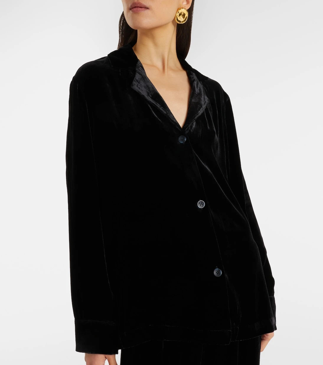 Asceno - Calabasas velvet shirt