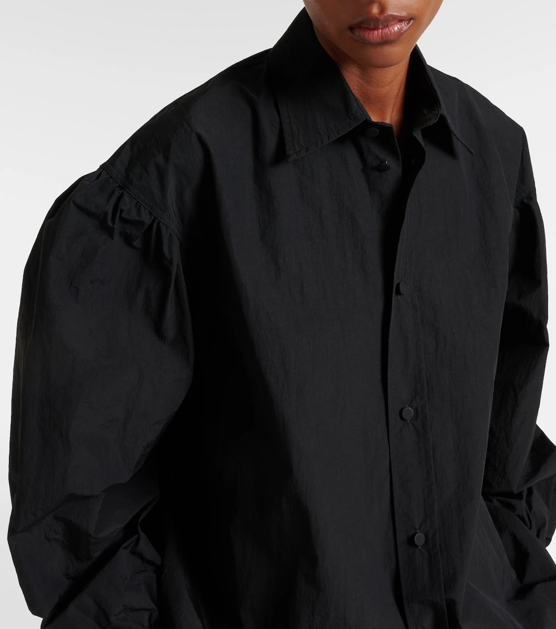 Plan C - Oversized crêpe shirt