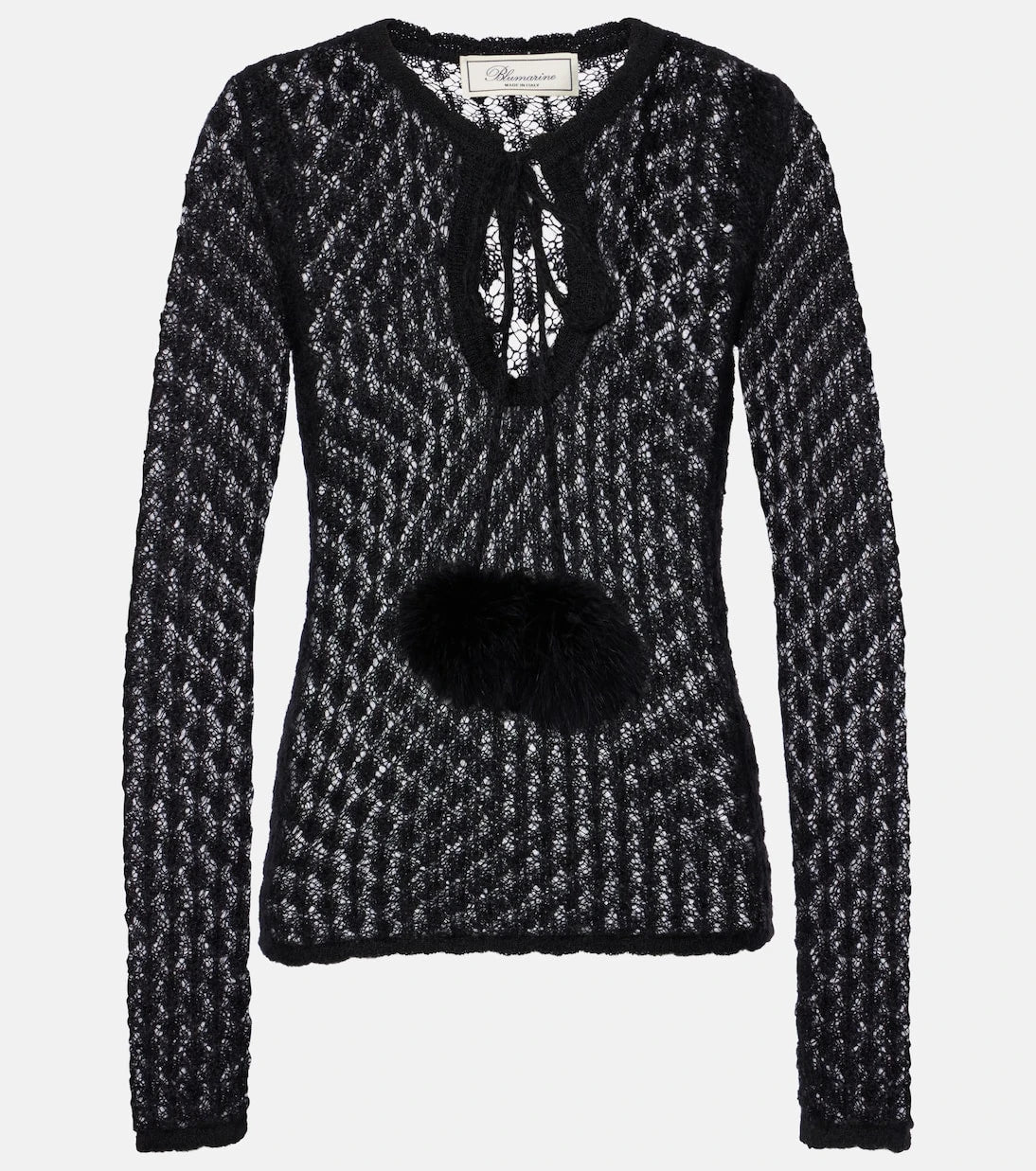 Blumarine - Open-knit top