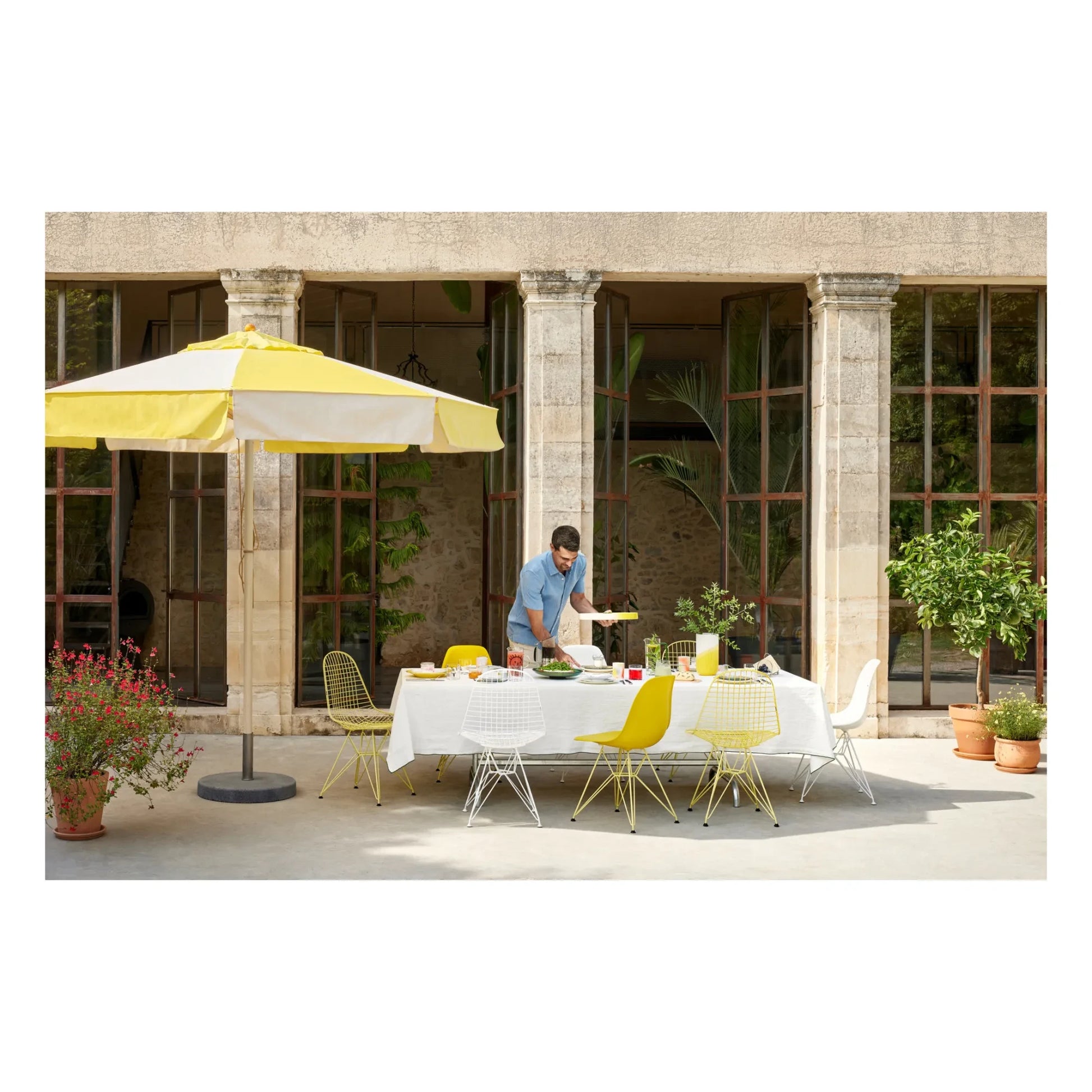Vitra - DKR Wire Chair - Charles & Ray Eames | Lemon yellow