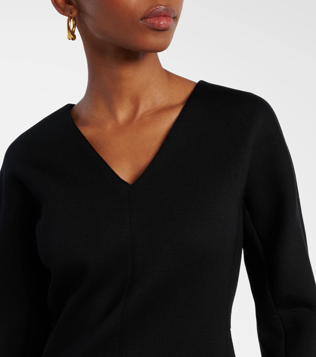 'S Max Mara - فستان ميداس متوسط الطول من الجيرسيه