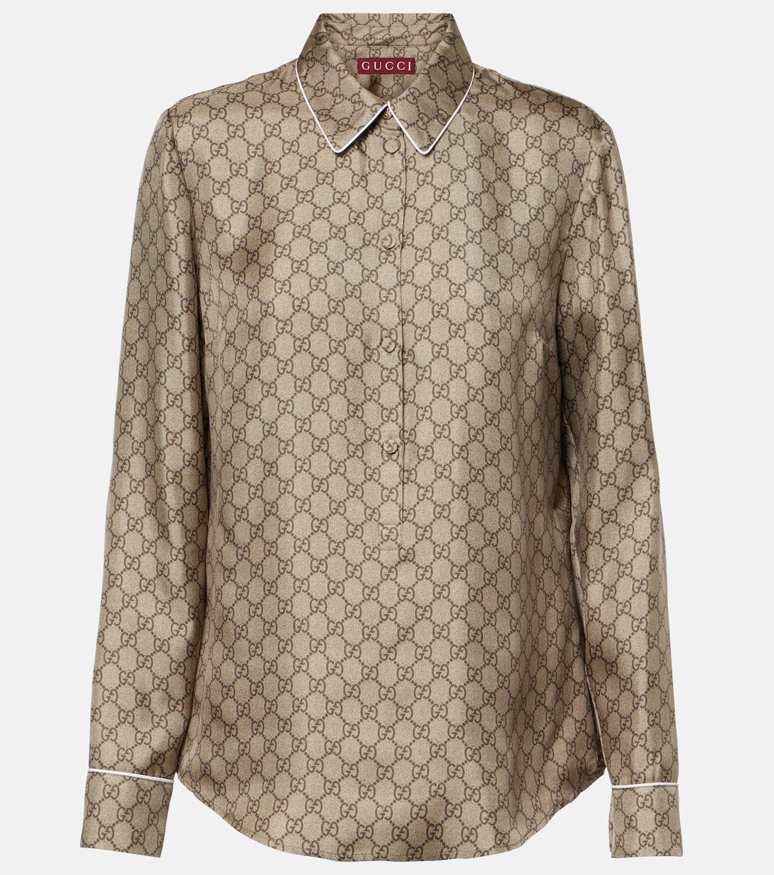 Gucci - GG silk twill shirt