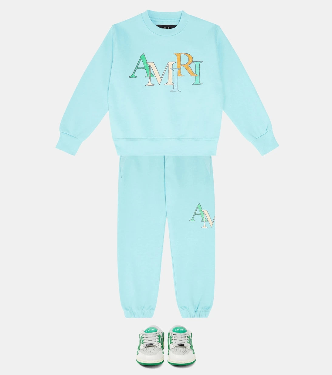 Amiri Kids - Logo cotton terry sweatpants