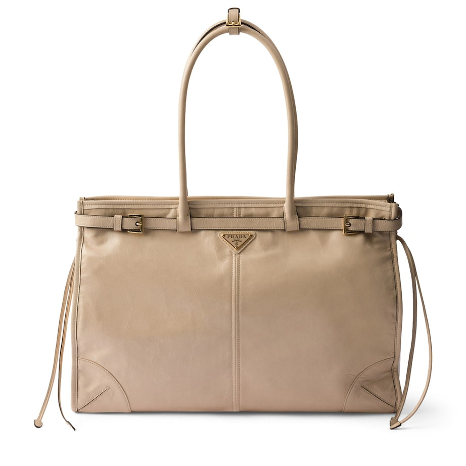 Extra Large Leather Bonnie Shoulder Bag