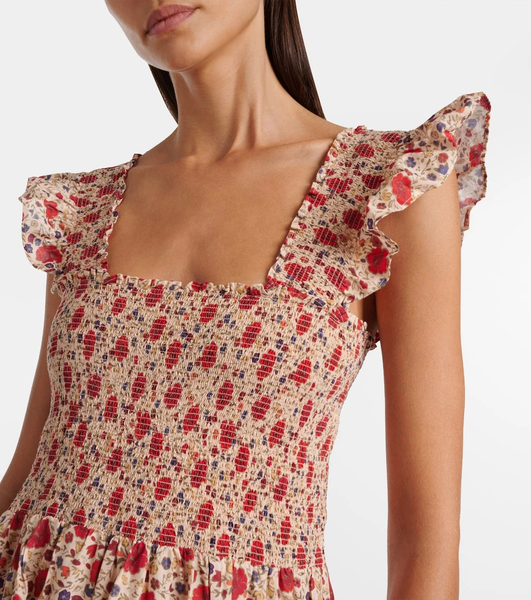 Rixo - Kendall floral cotton voile midi dress
