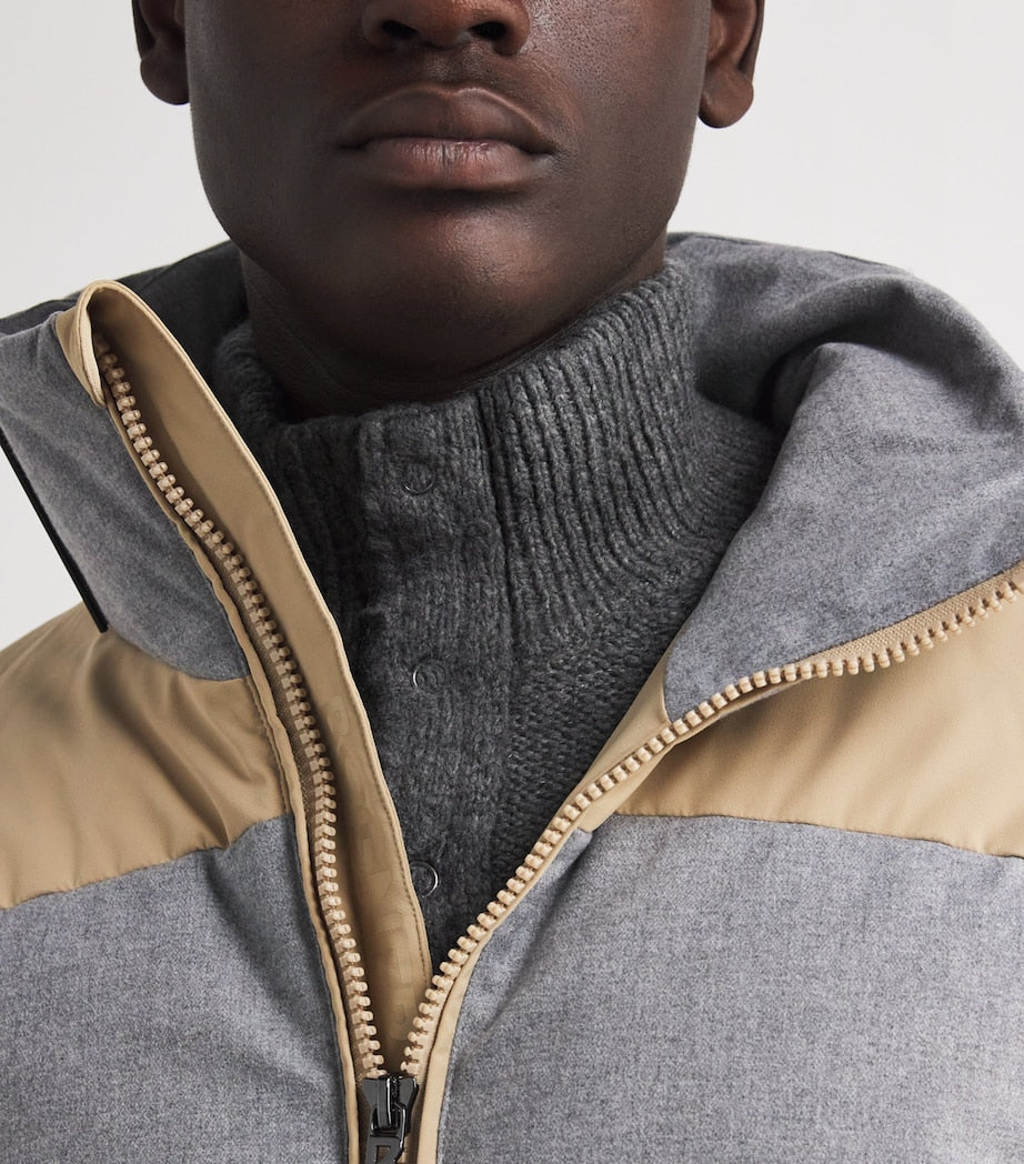 Bogner Grey Down-Filled Wali Ski Jacket