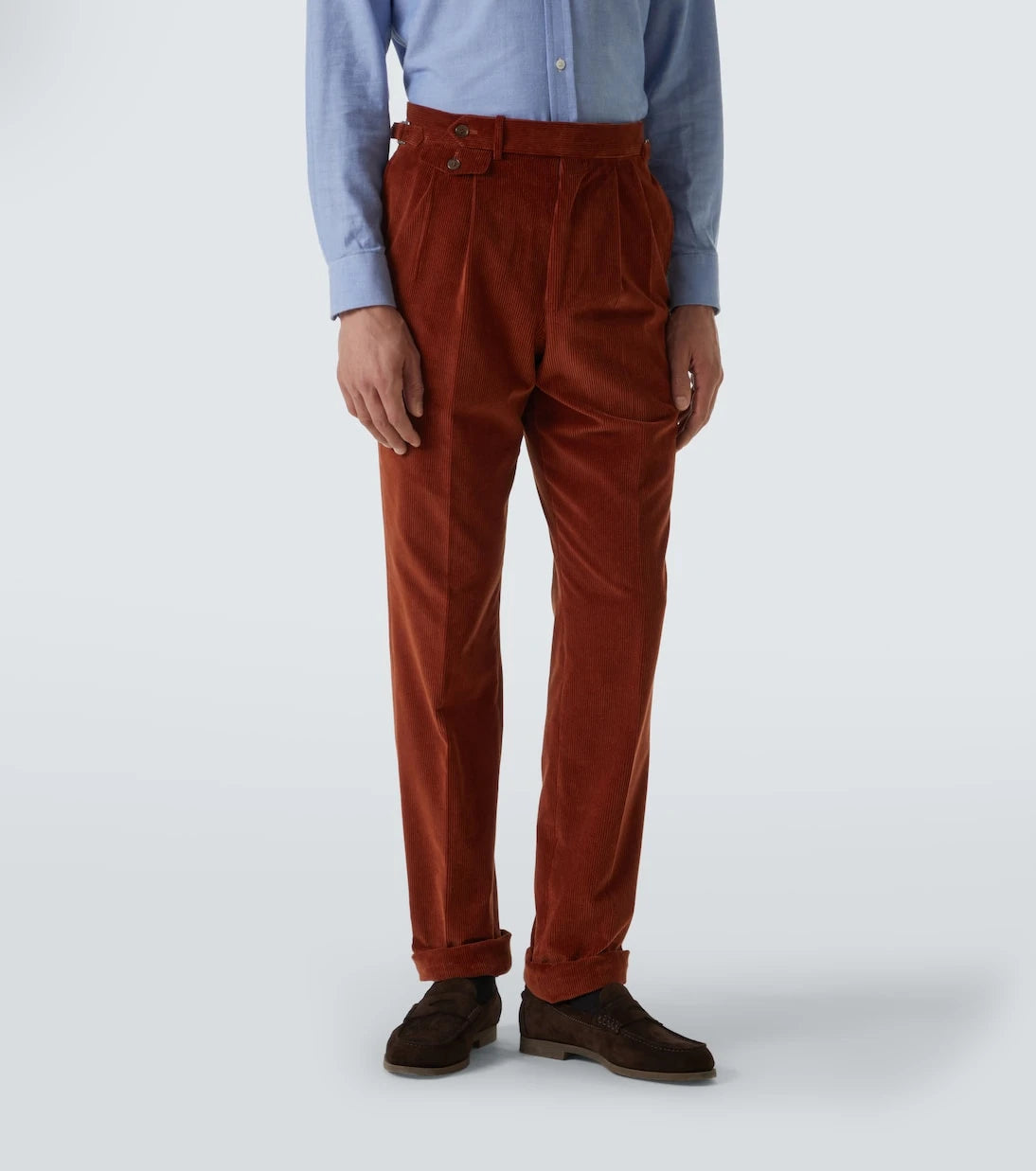 Dunhill - Cotton and silk corduroy pants