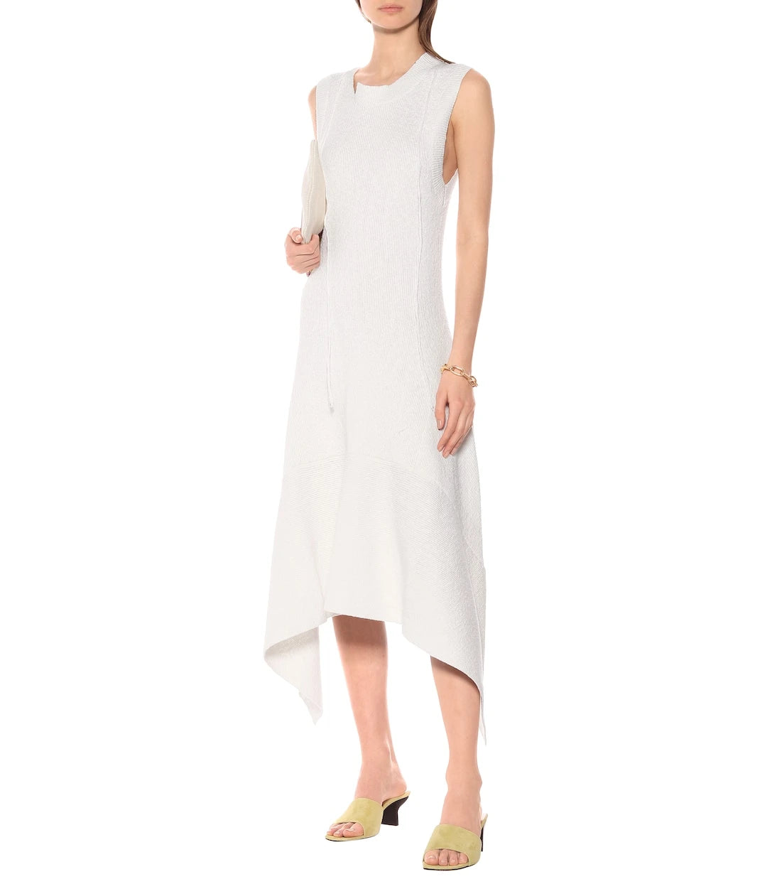Joseph - Dee cotton-blend knit midi dress