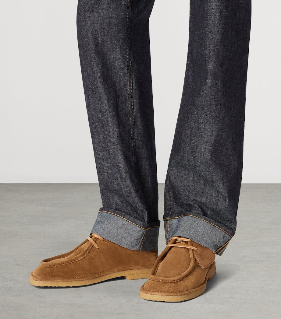 Suede Daddy Derby Shoes