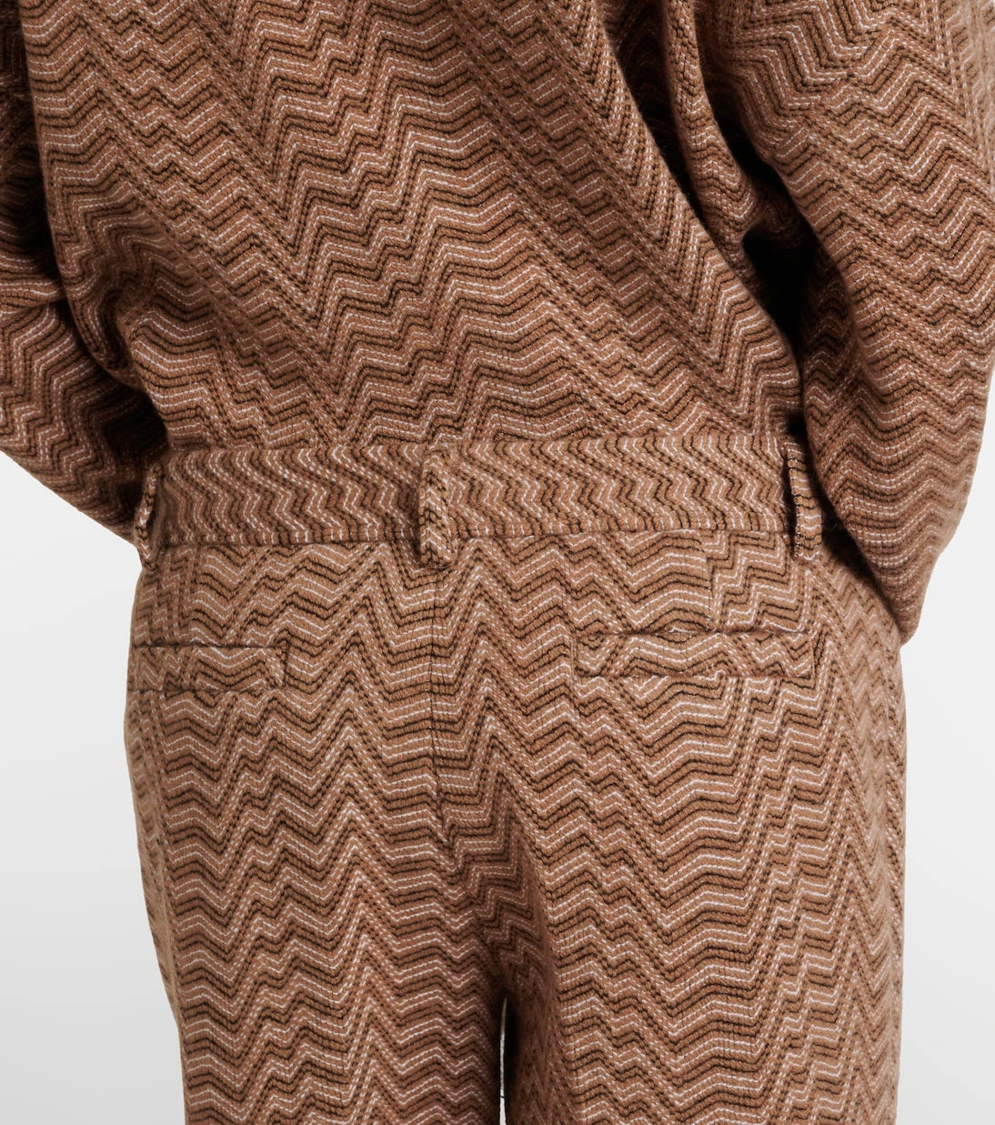 Missoni - Zigzag low-rise bootcut pants