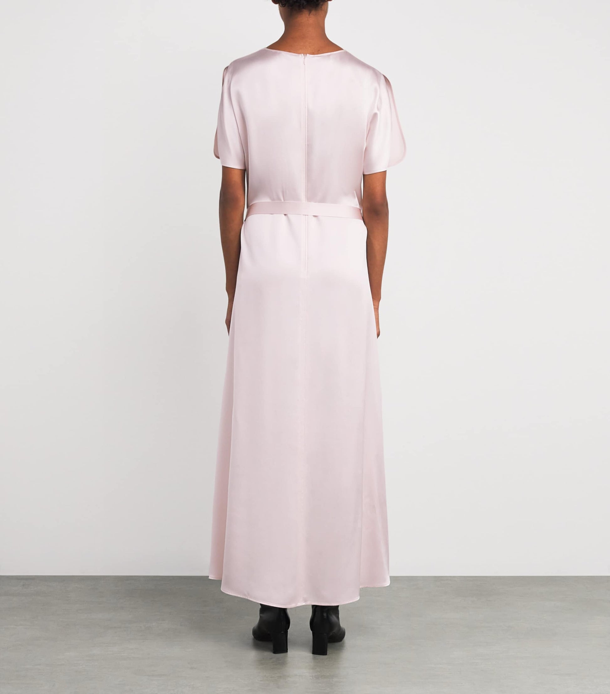 Silk Satin Daviel Dress ROSE