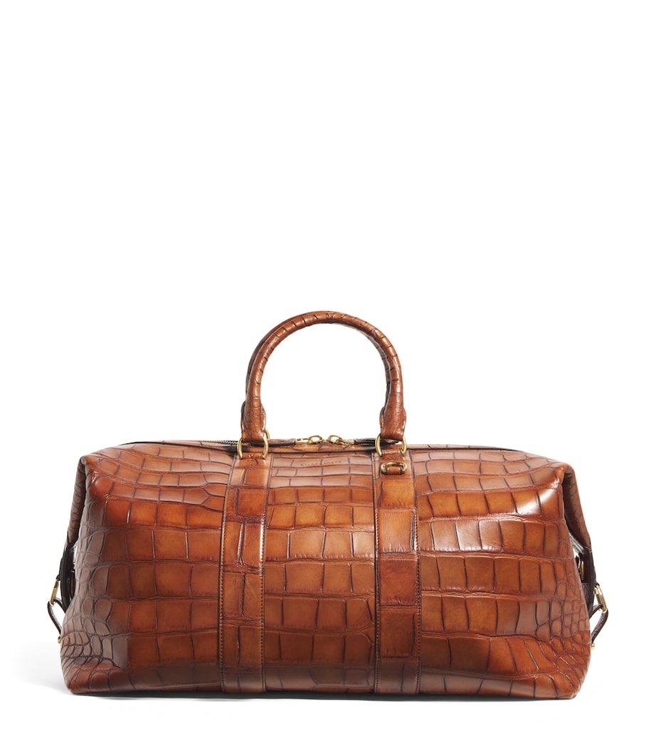 Alligator Leather Welington Duffle Bag