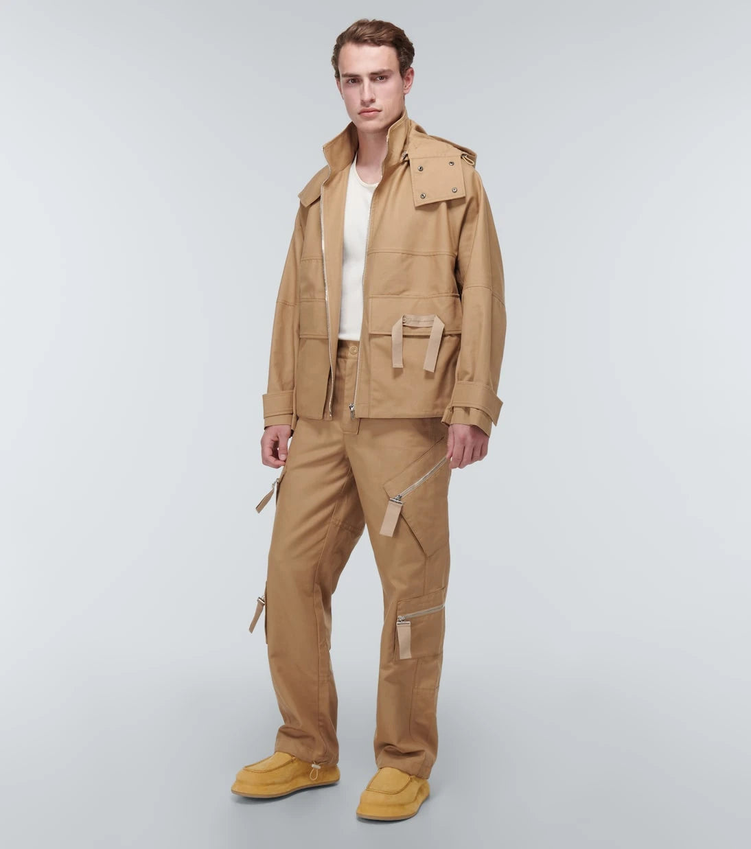 Jacquemus - Le Cargo Marrone cotton pants