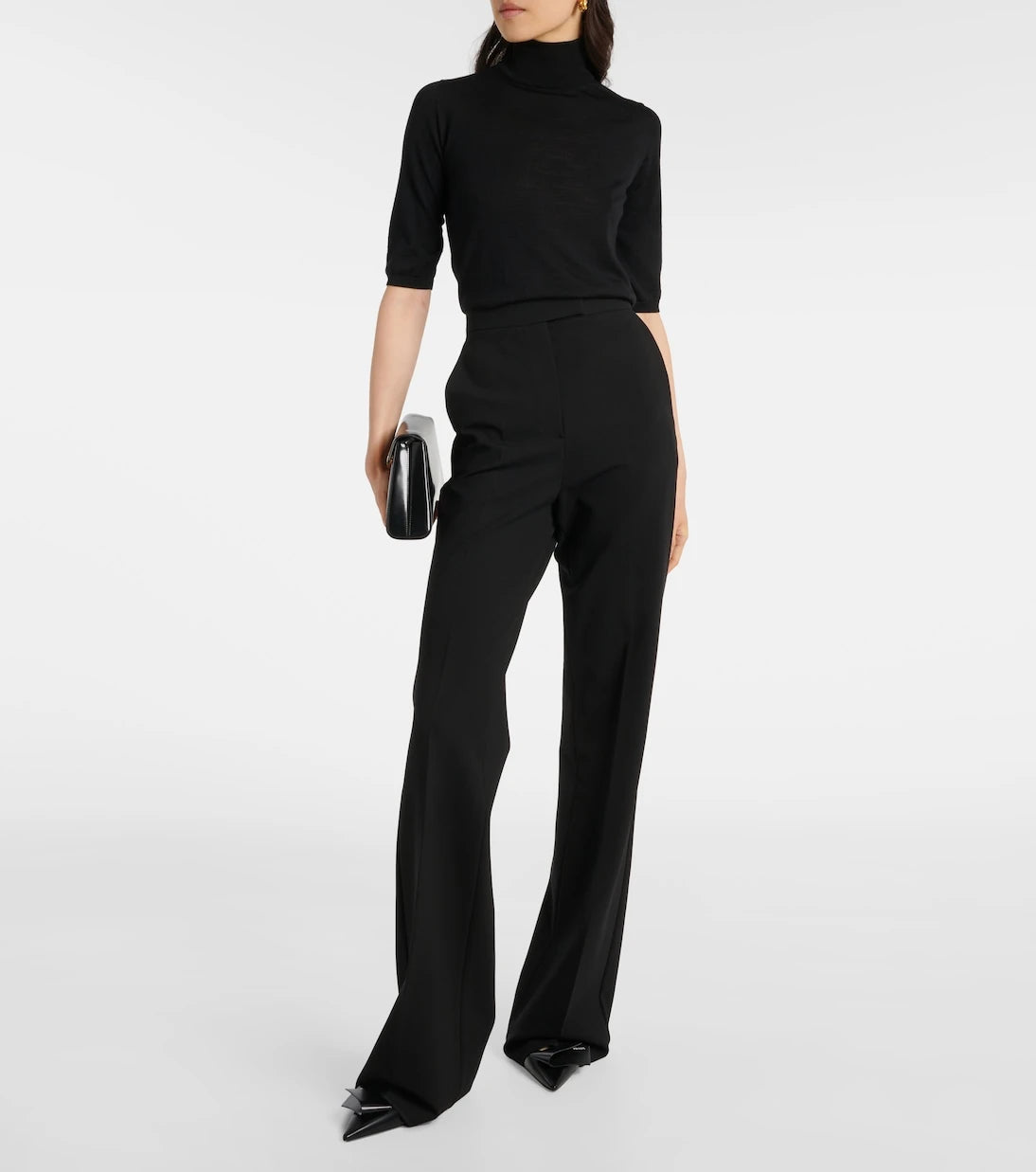 Max Mara - Norcia pleated jersey straight pants