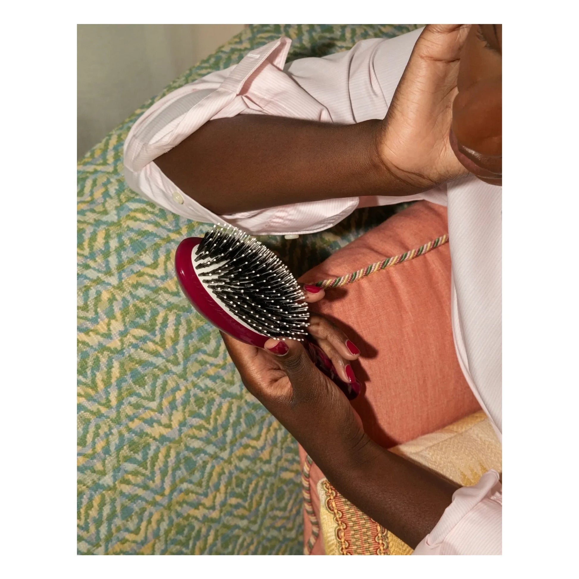 La Bonne Brosse - Brosse L'Indispensable Douceur N°3 - Sensitive scalp | Cherry red