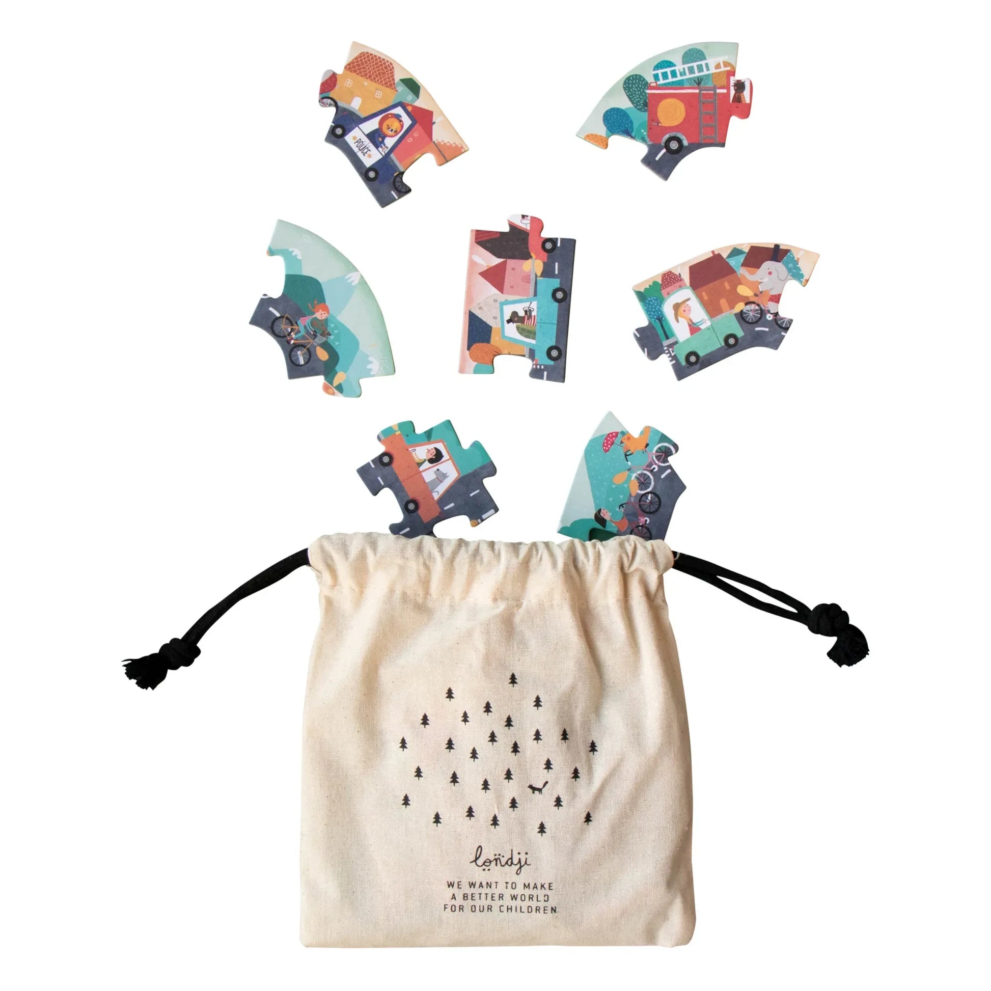 Londji - Petit Voyage Puzzle - 24 pieces