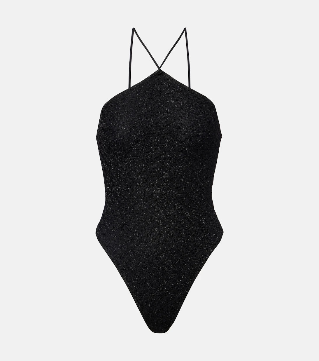 Missoni - Zigzag cutout lamé swimsuit