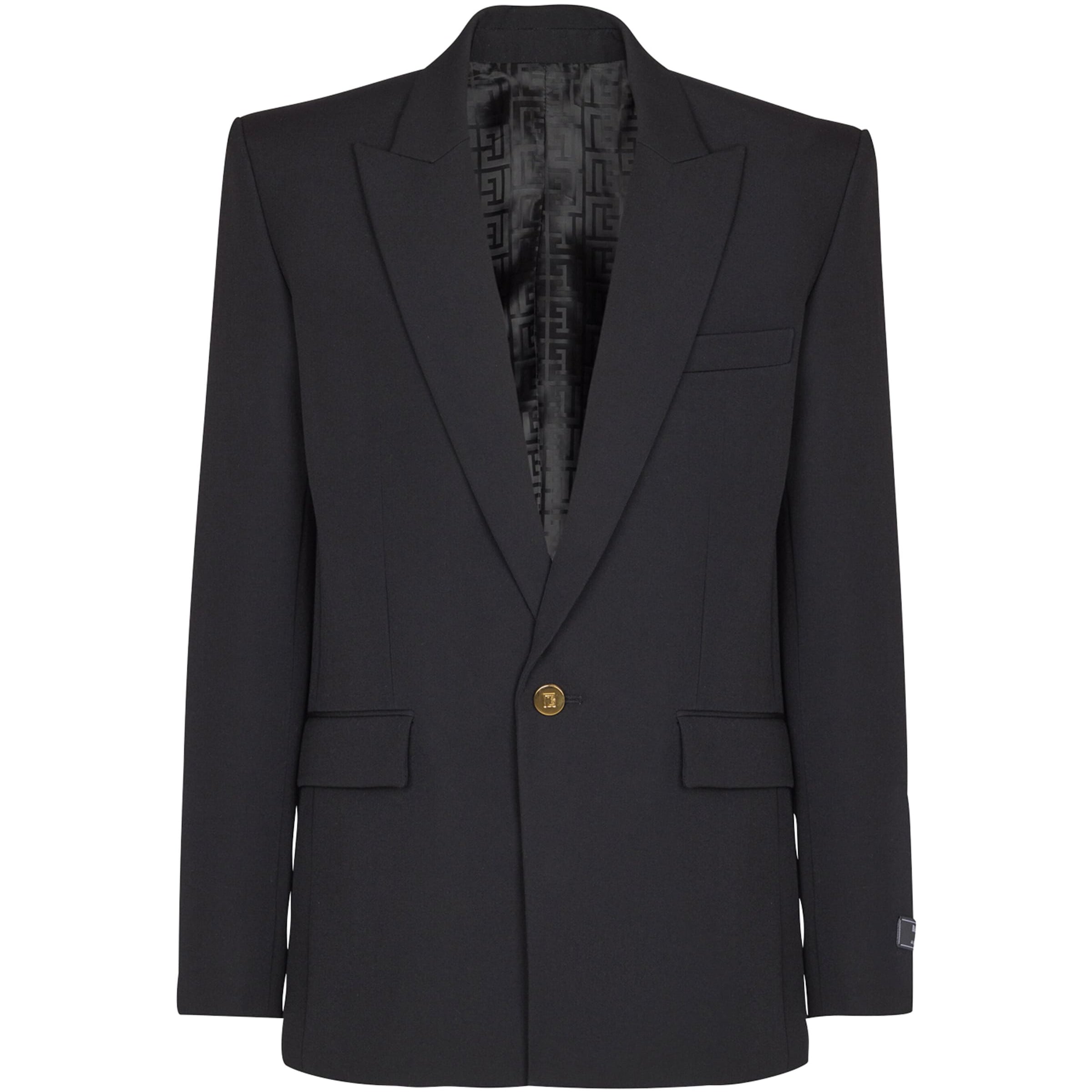 Balmain Black Wool Blazer