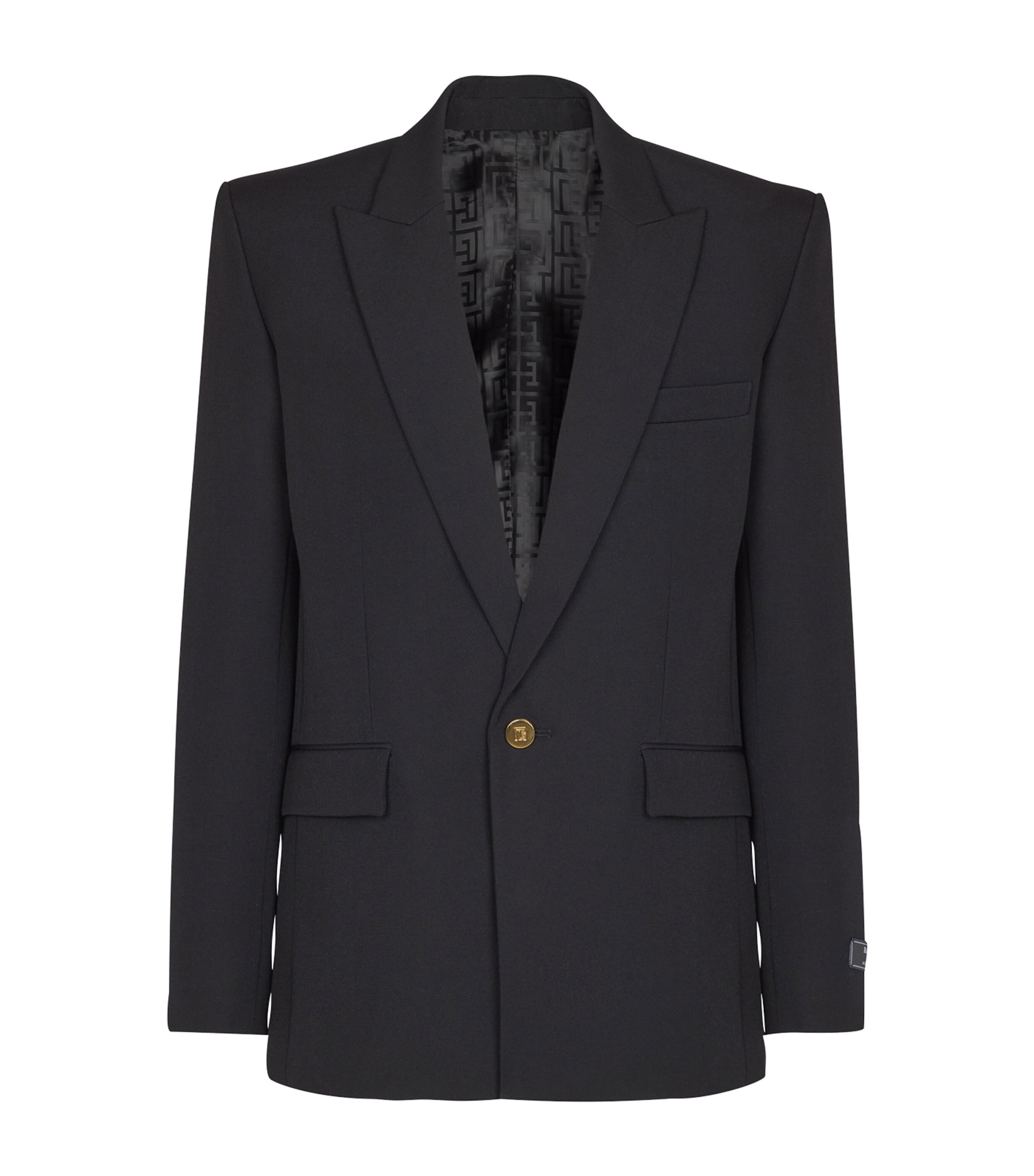 Balmain Black Wool Blazer