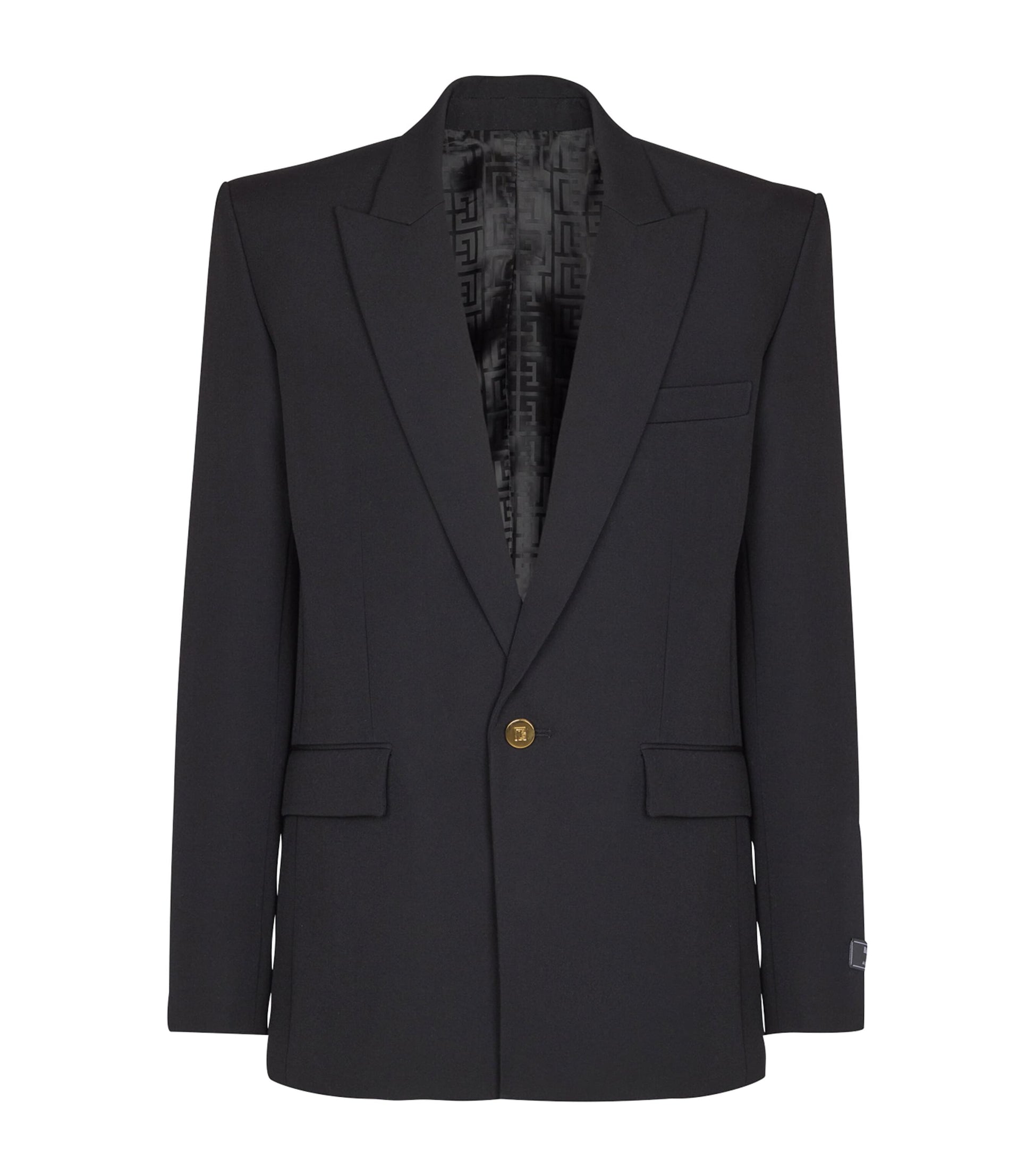 Balmain Black Wool Blazer