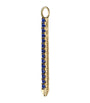 Diamond and Sapphire Eternity Bar Charm (18mm)