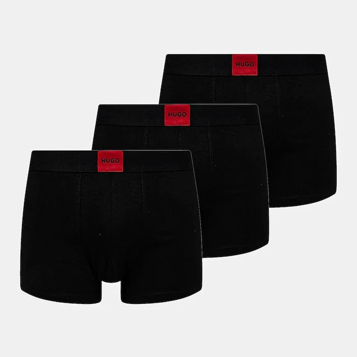 HUGO Erkek Pamuk Elastan Boxer TRUNK TRIPLET GALAXY 3'lü