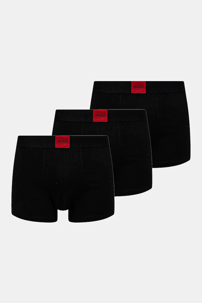 HUGO Erkek Pamuk Elastan Boxer TRUNK TRIPLET GALAXY 3'lü
