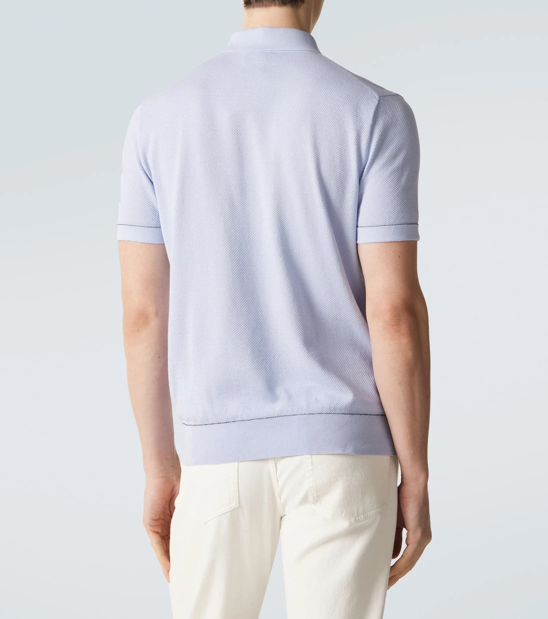 Brioni - Cotton piqué polo shirt