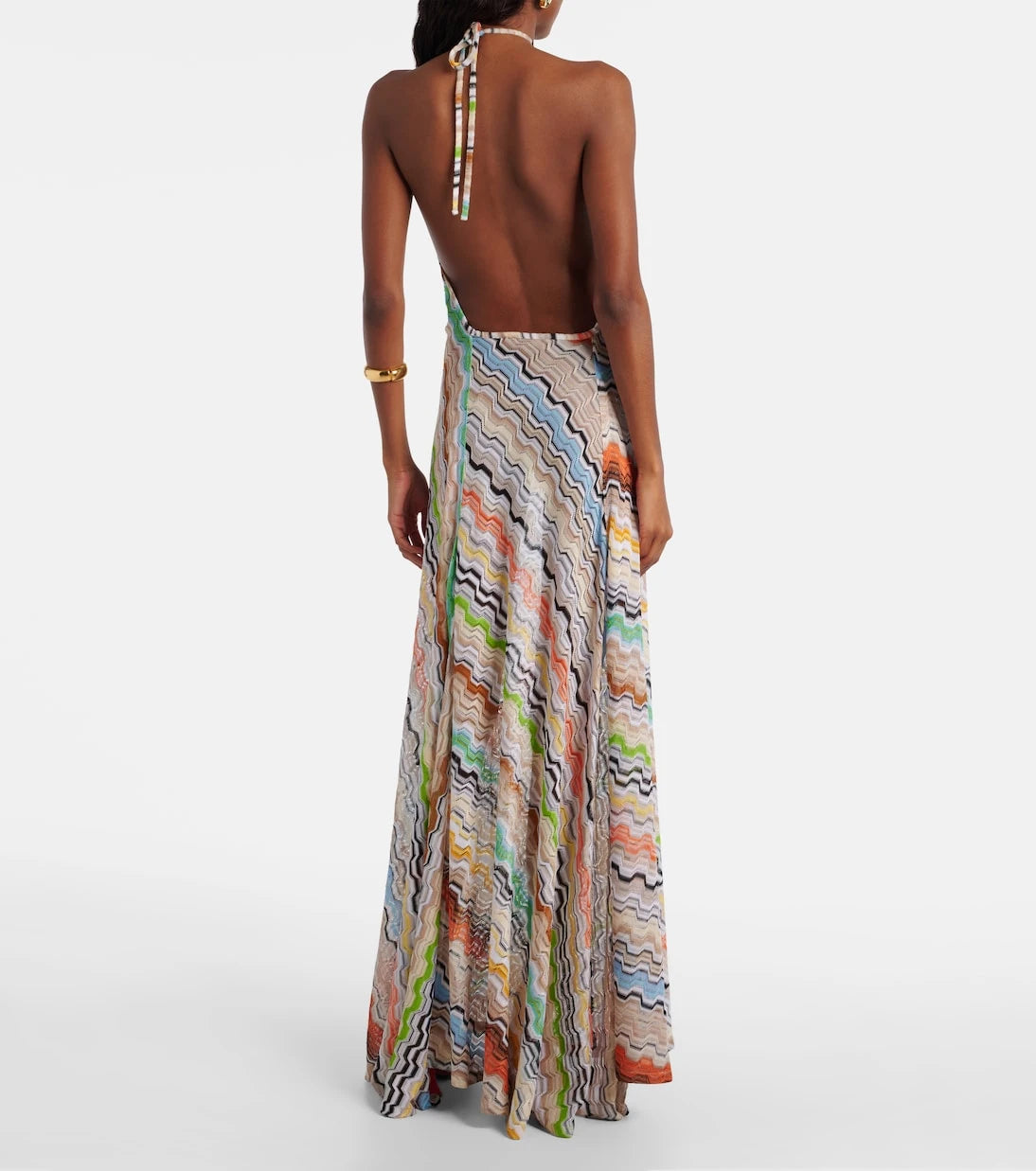 Missoni - Zig Zag halterneck maxi dress