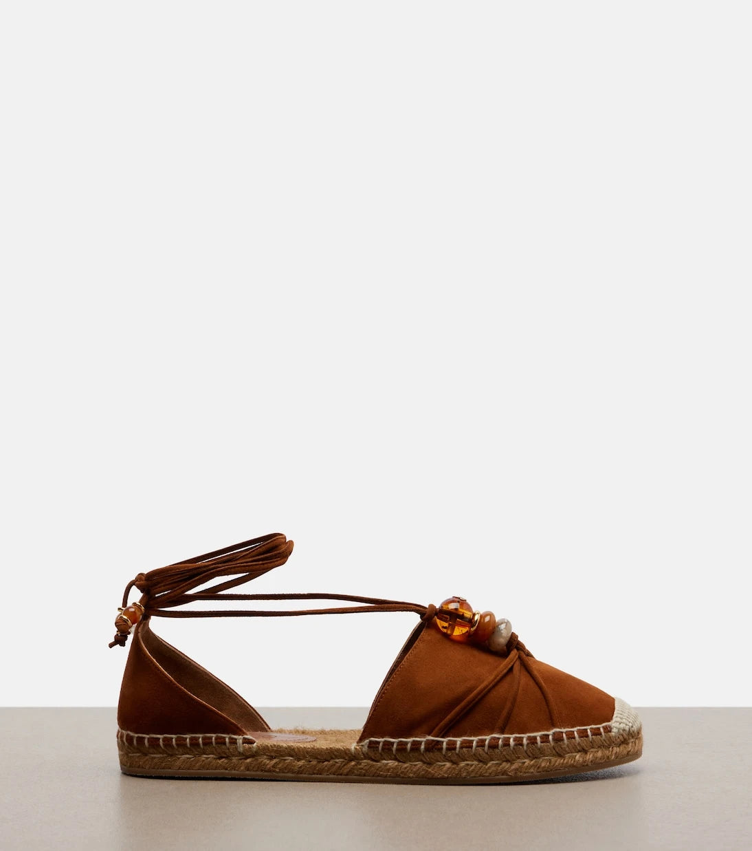 Jimmy Choo - Lemi embellished suede espadrilles