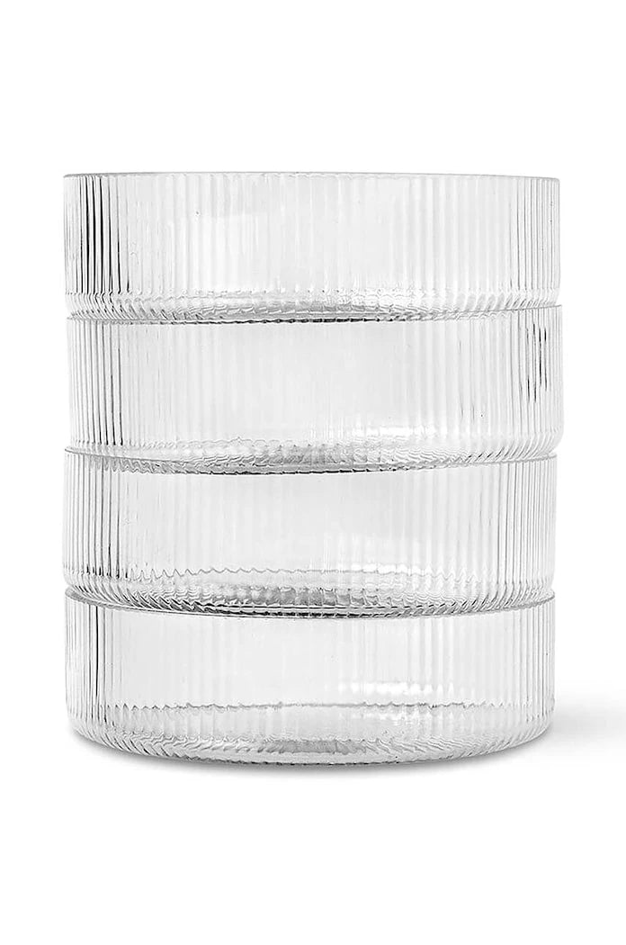 ferm LIVING Ripple Servis Kasesi (4 Parça)