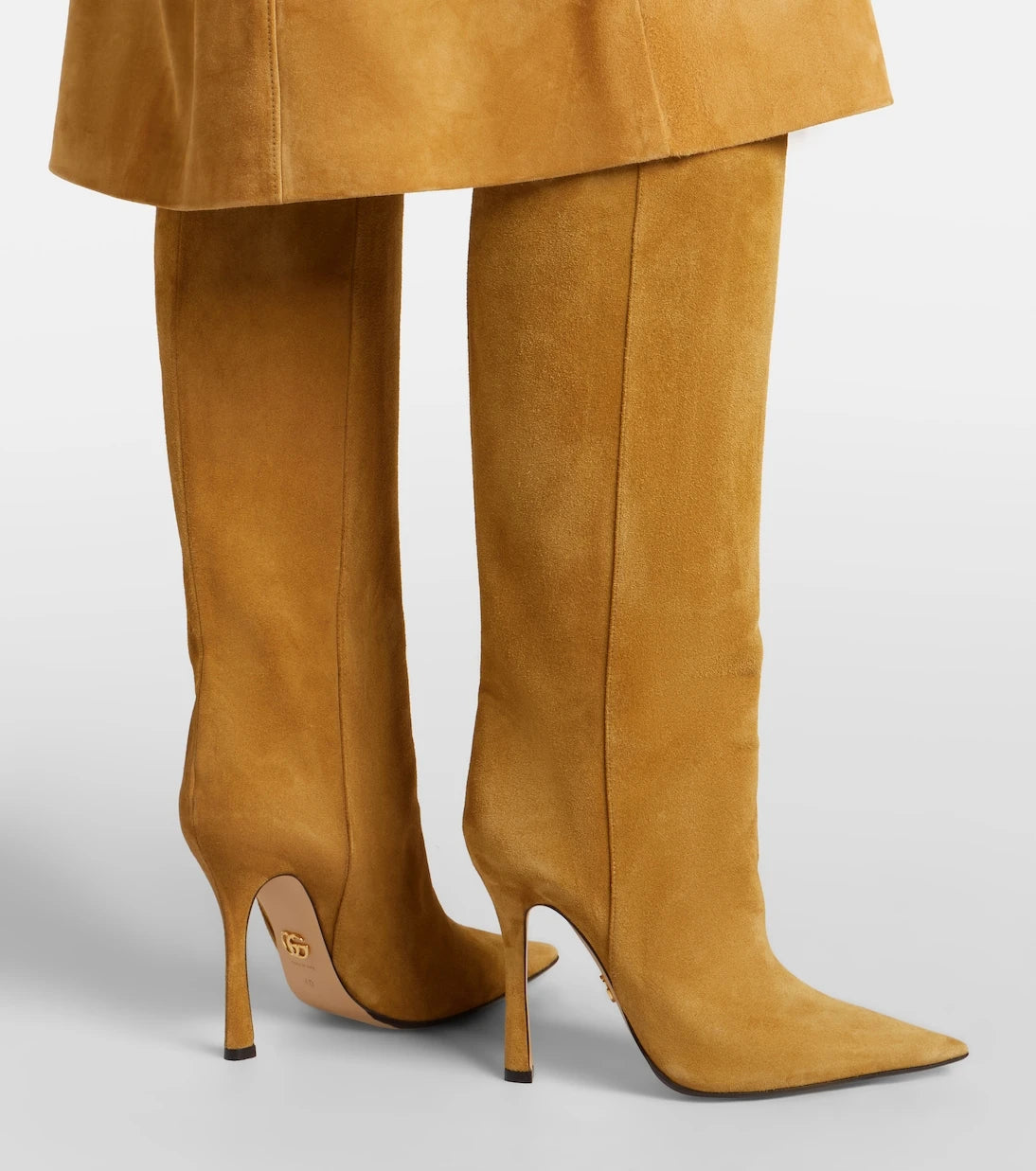 Gucci - Naomi suede knee-high boots