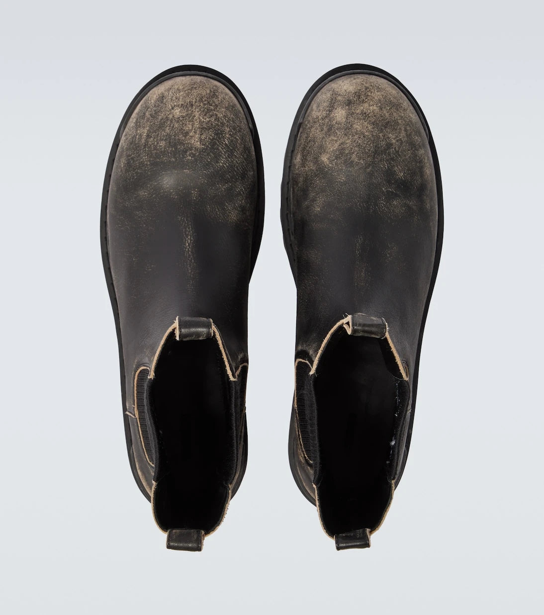 Balenciaga - Strike distressed leather Chelsea boots