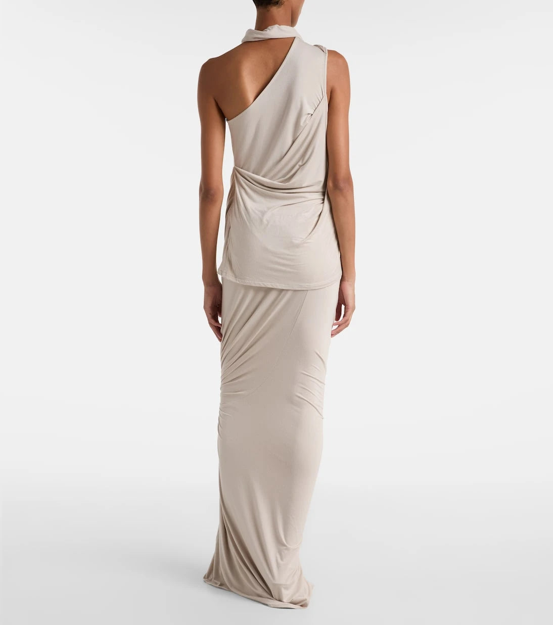 Entire Studios - Dalters asymmetric draped halterneck top