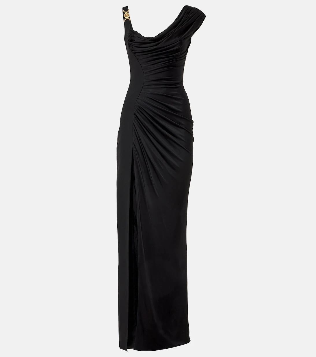 Versace - Medusa '95 draped jersey and crêpe gown